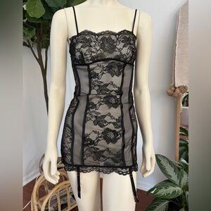 Victoria’s Secret black lace corset garter, Medium 🖤❤️‍🔥